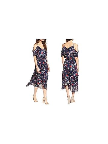 Parker Parker Kam Midi Silk Dress Casual Dress (view 1)