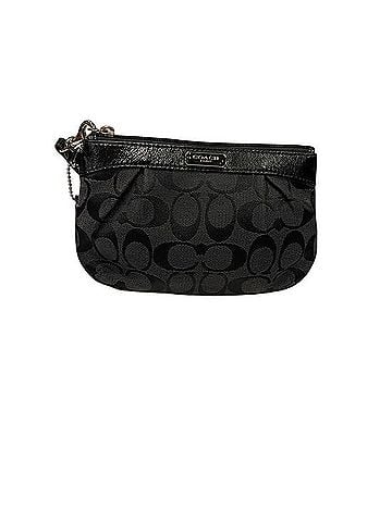 Coach Signature Pleated Wristlet Leather Belt (view 1)