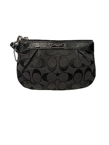 Coach Signature Pleated Wristlet Leather Belt (view 2)