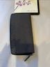 Coach 100% Leather Graphic Gray Black Wallet One size - photo 4