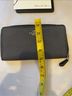 Coach 100% Leather Graphic Gray Black Wallet One size - photo 6