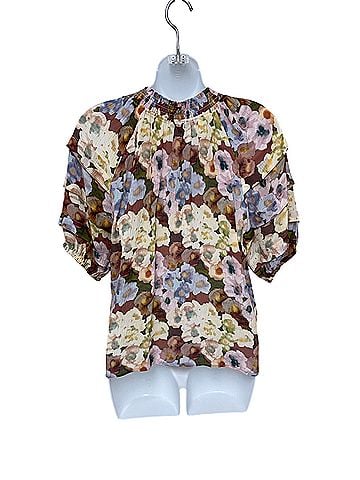 Rails Paris Painted Floral Blouse (view 2)
