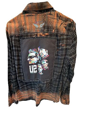 Gypsy Daisy Long Sleeve Button-Down Shirt (view 2)