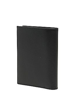Cartier Cartier Pasha line bi-fold wallet, black leather, men's. (view 2)