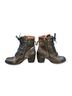 BED|STU 100% Leather Solid Brown Ankle Boots Size 7 - photo 3