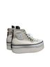 R13 100% Canvas Solid White Multi Color Sneakers Size 10 - photo 2
