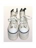 R13 100% Canvas Solid White Multi Color Sneakers Size 10 - photo 6