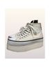 R13 100% Canvas Solid White Multi Color Sneakers Size 10 - photo 8