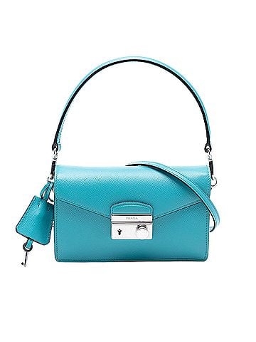 Prada Saffiano Lux Sound Lock Satchel (view 1)