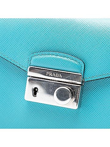 Prada Saffiano Lux Sound Lock Satchel (view 2)