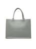 Dior 100% Leather Gray Medium Embossed Leather Book Tote One size - photo 1
