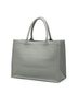 Dior 100% Leather Gray Medium Embossed Leather Book Tote One size - photo 3