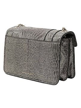 Bvlgari BVLGARI Serpenti Forever Crossbody Chain Shoulder Bag, Silver and Black Leather, Women's. (view 2)