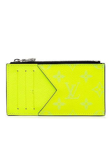 Louis Vuitton Louis Vuitton Monogram Fragment Case Wallet/Coin Purse M30320 Yellow Taigarama Men's LOUIS VUITTON (view 1)