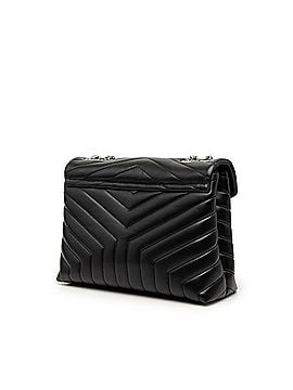 Saint Laurent Saint Laurent Loulou Medium Chain Shoulder Bag 574946 Black Leather Women's SAINT LAURENT (view 2)