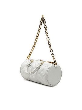 Louis Vuitton Louis Vuitton Bubblegram Papillon BB Handbag Chain Shoulder Bag 3-Way M59827 White Calf Leather Women's LOUIS VUITTON (view 2)