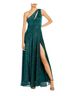 Aqua 100% Poly Green Blue Cocktail Dress Size 10 - photo 1