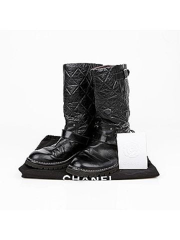 Chanel Biker Boots (view 1)
