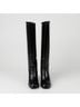 Prada 100% Leather Black Long Boots Size EU 35 1/2 - photo 7