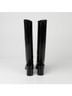 Prada 100% Leather Black Long Boots Size EU 35 1/2 - photo 8
