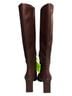 Sam Edelman 100% Leather Brown Burgundy Boots Size 10 - photo 5