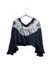 Free People Tie-dye Multi Color Blue White Shorts Size L - photo 1