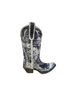 Lucchese 100% Leather Silver Black Boots Size 7 1/2 - photo 1