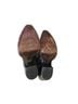 Lucchese 100% Leather Silver Black Boots Size 7 1/2 - photo 9