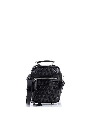 Fendi Trolley Crossbody Bag Recycled Fabric Jacquard Mini (view 1)