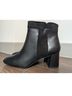 Bella Vita 100% Leather Black Ankle Boots Size 7 - photo 3