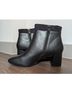 Bella Vita 100% Leather Black Ankle Boots Size 7 - photo 6
