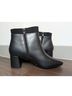 Bella Vita 100% Leather Black Ankle Boots Size 7 - photo 11