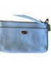 Coach Blue Leather Clutch One size - photo 1