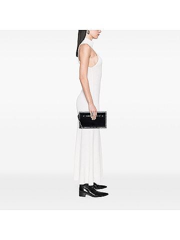 Valentino Nappa Rockstud Wristlet Clutch (view 2)