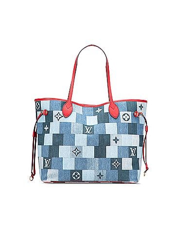 Louis Vuitton Monogram Denim Patchwork Neverfull MM (view 1)