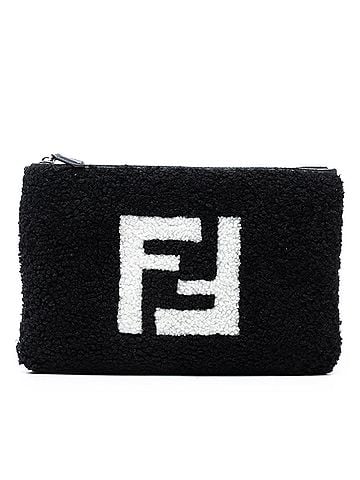 Fendi Shearling FF Flat Pouch (view 1)