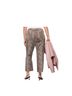 Just USA Animal Print Tan Brown Casual Pants Size L - photo 2