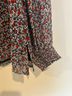Doncaster Collection 100% Silk Floral Multi Color Long Sleeve Blouse Size 10 - photo 4