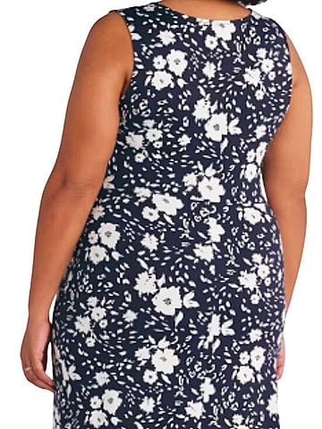 Fortune + Ivy Colleen V-Neck Dress Casual Dress (view 2)