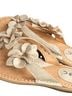 B.O.C 100% Other Floral Tan Ivory Sandals Size 8 - photo 2
