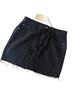 Pull&Bear Black Denim Skirt Size 28 waist - photo 1