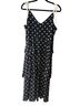 Francesca's Polka Dots Black White Cocktail Dress Size M - photo 2
