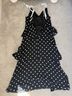 Francesca's Polka Dots Black White Cocktail Dress Size M - photo 4
