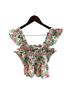 Hill House Floral White Pink Tank Top Size XL - photo 2