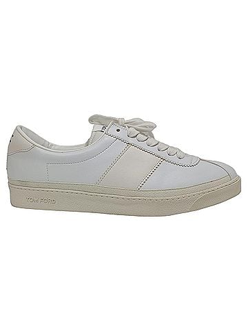 Tom Ford Tom Ford Bannister Sneakers in White Leather (view 1)