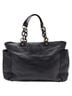 Tory Burch 100% Leather Black Tory Burch Chain Strap Detailed Tote Bag in Black Leather One size - photo 1