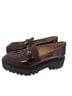 Sam Edelman Burgundy Black Flats Size 7 1/2 - photo 2