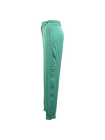 Loro Piana Loro Piana Trousers in Green Silk (view 2)