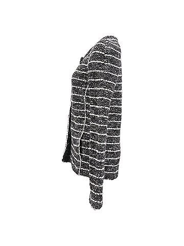 Isabel Marant  Isabel Marant Etoile Lona Stripe Tweed Blazer in Black Wool (view 2)