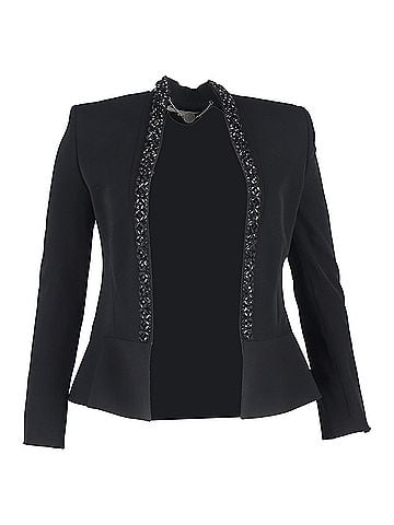 Stella McCartney Stella McCartney Embellished Blazer in Black Wool (view 1)